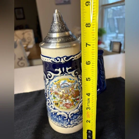 Limited Edition German Neuschwanstein Castle Souvenir Beer Stein - Picture 8 of 9